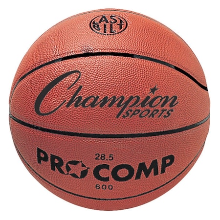 Champion Sports 28.5 in. Composite Game Basketball, Orange C600